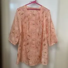VIANTEブランド　 オレンジトップス　フリサイズ