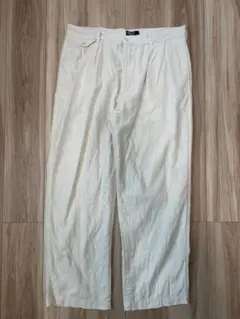 Polo Ralph Lauren Linen × Cotton 2タックパンツ