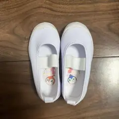 【新品】ホワイト 上履き　14㎝