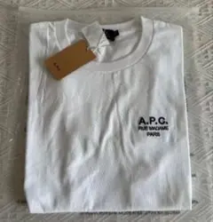 A.P.C. ホワイト ロゴ Tシャツ