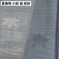 AK-7894 夏着物 小紋 絽 紋紗 化繊 盛夏着物