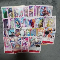 ワンピースカード　まとめ売り　ノーマル　緑色　紫色　黒色　赤色　ヤマト　サンジ