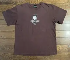 ダウンタウンのガキの使いやあらへんで おばちゃんTシャツ　サイズＬ　ブラウン