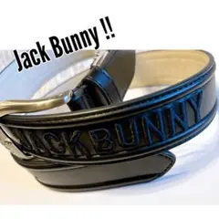 【未使用品】Jack Bunny!! 3D刺繍ベルト ブラック