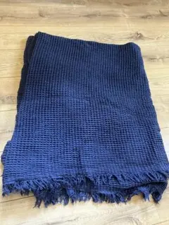 無印良品　ワッフルケット　ネイビー　140×200 最終値下げ