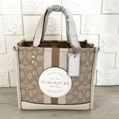 COACH コーチ ショルダー デンプシー トート 22 ベージュ
