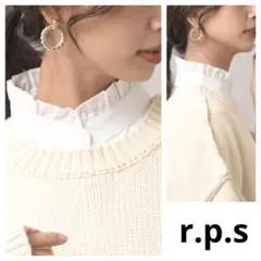 【新品】r.p.s つけ襟 エリ　ホワイト