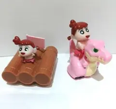 クレヨンしんちゃんのねねちゃんの手動で進むおもちゃ2個セット　景品　すき家