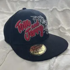 トムアンドジェリー プレミアムキャップ ブラック