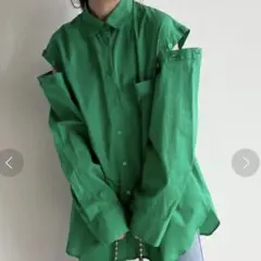 【Wcloset】ダブルクローゼット　レディース 長袖シャツ　2way