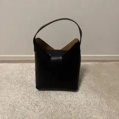 HASHIBAMI ハシバミ フェズ ワンハンドルバッグ ブラック