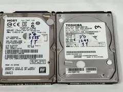 TODHIBA HGST 1T HDD2枚組　9mm P1