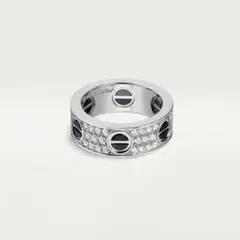 カルティエCartierラブリングホワイトゴールド定価154万58号