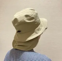MUJI　日除けフラップ付　平天帽子
