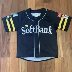 ソフトバンクホークス Hawks ユニフォーム Sサイズ 黒