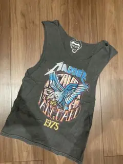 HALFMAN イーグルプリント タンクトップ XS