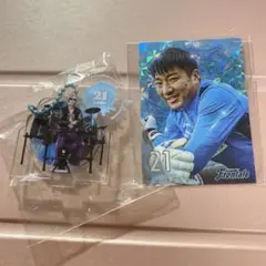 安藤駿介　川崎フロンターレ ステッカー　アクスタ　2点セット