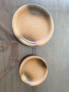 素焼き風丸皿