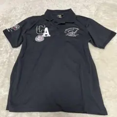 GOTCHA GOLF ポロシャツ　黒　メンズ　Lサイズ