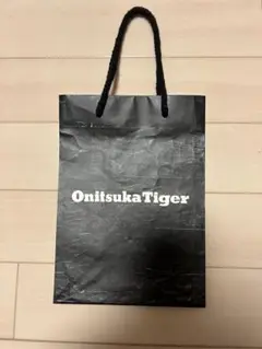 Onitsuka Tiger ショップ袋 黒 中型