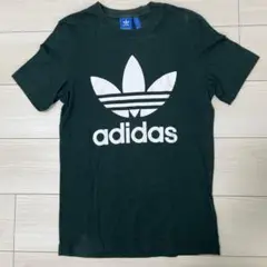 adidas ダークグリーン Tシャツ　Sサイズ