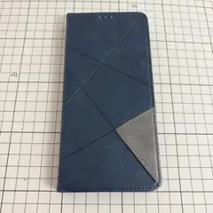 Xperia 1 v ケース カバー　手帳型 ケース　カード収納　青　ブルー