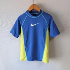 大特価 ナイキ ラッシュガード 半袖 120 130 青 日焼け防止 紫外線対策