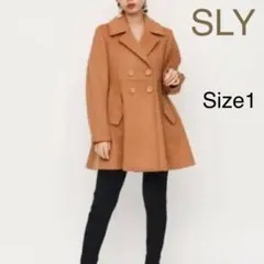 【新品タグ付】SLY スライ ウールピーコート