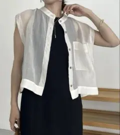 【CAPRICIEUX LEMAGE】BOXシアーシャツ