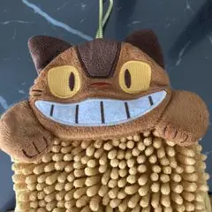 ジブリ　トトロ　猫バス　キャラクタータオル