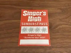 シンガーズハイ Sunburstパスステッカー