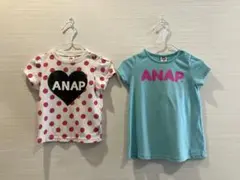ANAP✳︎90サイズ Tシャツ2枚セット