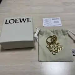 LOEWE アナグラム キーリング ゴールド