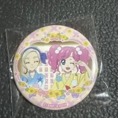 アイカツ！　凛＆天羽まどか　缶バッジ　チーズソフトクッキー　イオン限定