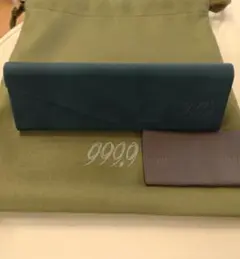 未使用❕【999.9】フォーナインズ純正品 眼鏡ケース&巾着袋