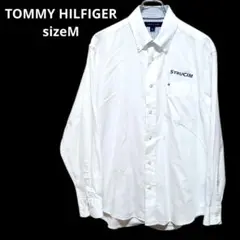 トミーヒルフィガー TOMMY HILFIGER 長袖シャツ M 企業ロゴ