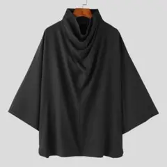 美品　INCERUN　XL　トップス　黒　変形　オーバーサイズ