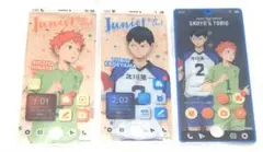ハイキュー 日向翔陽 影山飛雄 スマホライクカード 3枚セット シークレット有