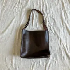 ダークブラウンレザー トートバッグ