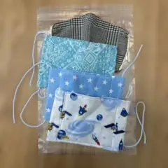 布製マスク4枚セット 子供用