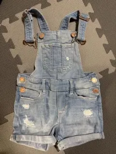 &DENIM ライトブルーオーバーオール 3-4Y