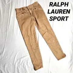 【ラルフローレンスポーツ】デニムパンツ キャメル 細身 ゴルフポケット 美品✨
