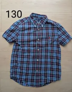 Ralph Lauren 半袖シャツ 130サイズ チェック柄
