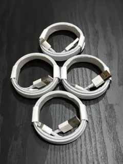 新品 iPhone ライトニングケーブル 4本 2m USB 充電器 純正品質