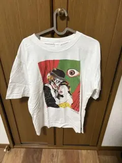 アートプリント ホワイトTシャツ