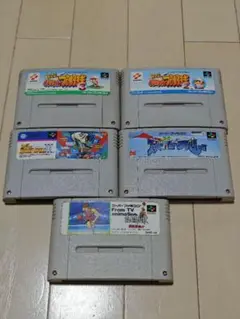 ジャンク品扱い スーパーファミコンソフト5点セット⑥