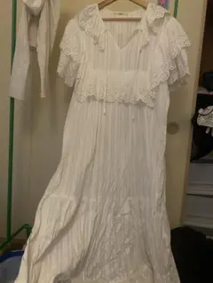 closetホワイトロングワンピース