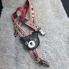 DOUBLE.B クマデザイン サスペンダー