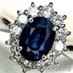 ☆ジュエリーマキ PT850 サファイア リング