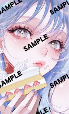名刺サイズのイラスト ⚠︎全て一点物です